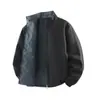 Estilo Nuevo Transfronterizo Cuello Alto Marca de Moda Tops de Doble Cara Chaquetas Estampadas Completamente para Hombres y Mujeres Parejas Primavera y Otoño Cortavientos e Impermeables