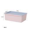 Caja de almacenamiento apilable con tapa Caja de almacenamiento de plástico Caja de almacenamiento de calcetines