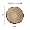 Piezas de Tronco Anillos Anuales Vintage Madera Sólida Fondo Decorativo Pared Piezas de Madera Redondas Accesorios para Sesión de Fotos Material Zakka Adornos Hechos a Mano