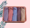 Caja Ropa Interior para Niñas y Mujeres Algodón Puro Grafeno Bacteriostático en la Entrepierna Alta Elasticidad Tallas Grandes Sexy Sin Costuras Mayoreo
