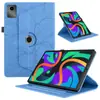 Comercio Exterior Aplicable Lenovo Nuevo Pad 2024 Funda de Cuero Plana M11 Grabado de Árbol Soporte Giratorio 360 Funda Suave Anticaídas