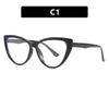 Armazón de Gafas para Presbicia Espejo Terminado Triángulo Ojo de Gato Espejo Plano Simple Anti-Luz Azul Personalizable Ins Se Puede Equipar con Graduación 5605