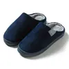 Pantuflas de Algodón para Hombres y Mujeres en Invierno Forradas de Felpa para Calentar Zapatillas de Casa para Confinamiento Interior Pantuflas de Algodón de Lana de Invierno