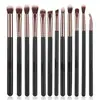 Kit de 12 Pincéis de Maquiagem Transfronteiriço, Pincel para Delineador, Pincel para Sombra, Processamento por Atacado e Personalização de Ferramentas e Pincéis de Maquiagem