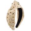 Diadema Retro Europea y Americana Nuevo Estilo Industria Pesada Hecha a Mano Diamante de Vidrio Diadema Superior Craneal Alta Accesorios para el Cabello de Banquete de Lujo Ligero Personalizado