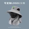 Sombrero de Sol de Verano con Protección UV para Hombre, Sombrero de Sol para Pesca con Cubre Rostro, Sombrero de Sol de Ala Ancha, Sombrero de Pescador, Para Mujer Otoño e Invierno