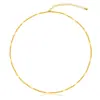 Collar de cadena retorcida con diseño personalizado, cadena para la clavícula, cadena simple versátil lisa, moda de nicho de lujo ligero, joyería al por mayor