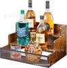 Estante de Almacenamiento de Madera Transfronterizo Escalonado para Botellas de Vino, Copas de Vino, Perfumes, Estante de Exhibición de Escritorio para Bar, Restaurante, Venta al por Mayor