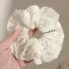 Goma para el pelo floral para mujer, Banda elástica de alta elasticidad para coleta, moño y peinado, Elegante accesorio para atar el pelo
