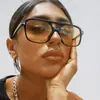 Nuevas Gafas de Sol de Moda Retro Estilo Hip-Hop Frescas con Doble Puente para Hombres, Gafas de Sol Clásicas Cuadradas Adelgazantes con Protección Solar para Mujeres