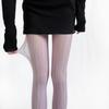 Meias Arrastão com Padrão Vertical de Losangos Meia-calça Listrada Retrô Torcida Pura Desejo Emagrecedora Meia-calça Feminina Cinza com Renda Base Meias Primavera e Outono