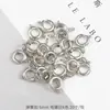 6mm Fecho de Mola Galvanizado Conector de Extremidade para Pulseira Acessórios para Colar Pulseira DIY Atacado Cordão Colorido