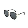 Nuevas gafas de sol para mujer de montura grande, borde con purpurina brillante, gafas de sol UV, artículo popular de comercio exterior de TikTok, gafas de sol para hombre