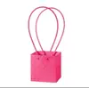 Ramo Floral de Mano de Alta Calidad, Estilo Chanel, Engrosado y Estampado, Cesta para Arreglos Florales, Bolsa de Regalo, Arreglo de Ramo Impermeable