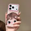 Funda para Teléfono Estilo Coreano Dibujos Animados Puntos Niña Pequeña Aplicable iPhone17promax Apple 16Pro Linda 15Pro