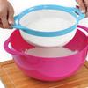 Conjunto de herramientas para hornear de fábrica de procesamiento personalizado, lo que significa cuchara medidora, taza medidora de plástico, juego de 8 piezas, tazón arcoíris de múltiples potencias
