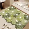 Tapete de Chão para Banheiro Estilo Americano, Tapete de Terra de Diatomáceas para Entrada de Banheiro e Vaso Sanitário, Resistente à Sujeira Doméstica, Absorvente de Água, Secagem Rápida