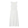 Moda Feminina Europeia e Americana Transfronteiriça Aliexpress Venda Quente Vestido Elegante com Decote U e Cintura Marcada com Pregas