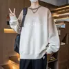 Sudadera Casual para Hombre para Primavera y Otoño, Estudiante Deportes Moda Tendencia Estilo Hong Kong Popular Elegante Versátil Holgada Ins