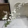 Plantas Verdes Artificiais para Casamento, Grama Aspargo Verde Estilo Floresta, Flores Artificiais Verdes, Materiais Florais Artificiais para Casamento, Série de Decoração para Salão de Casamento
