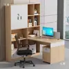 Mesa de Escritório Financeiro com Armário Alto Estação de Trabalho Contábil Dupla Face Face a Face Combinação de Mesa e Cadeira para Escritório de Pessoal Simples Moderno