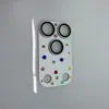 Adecuado para Apple 18ProMax Armadura Metálica con Diamantes de Color Hecha a Mano Película Protectora para Lente iPhone17promax Venta al por Mayor de Fábrica