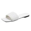 Sandalias Romanas de Talla Grande para Mujer Estilo Verano 2025, Pantuflas de Exterior para Mujer, Pantuflas de Suela Plana con Suelas Gruesas para Mujer