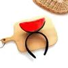 Diadema de chalota tocado de frutas y verduras diadema de rábano melocotón manzana chile berenjena escultura de arena pasador divertido