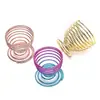 Prateleira de Ovo Puff com Cor Gradiente Suporte de Armazenamento para Ovo Puff de Maquiagem Suporte para Puff de Maquiagem Gota D'água Abóbora Venda por Atacado