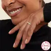 Europa e Estados Unidos best-seller luxo leve diamante ins moissanita anel feminino moda S925 prata esterlina banhado a ouro Anel Moisan