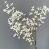 Flor Artificial Oncidium Multicolor Opcional Flor de Seda para Boda Arreglo Floral Decoración de Techo de Fondo de Hotel Flor Artificial al por Mayor