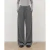 Nueva colección de invierno de ropa para mujer: Pantalones de pierna ancha de mezcla de acetato y lana, versátiles y estilizan, cálidos y cómodos, perfectos para uso casual