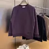 Outono 2024 Design Simples Sentido Tendência Patchwork Gola Redonda Moletom Masculino Slim Fit Versátil Moda Casual Top
