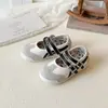 Novos Sapatos Infantis de Outono 2025, Sapatos Casuais Rasos Versáteis Retrô, Sapatos Mary Jane Versáteis Estilo Coreano para Crianças