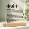 Adornos de Soporte Acrílico Transfronterizo, Artesanías Personalizadas, Decoraciones de Mesa, Día de la Madre, Día del Padre, Halloween, Regalos de Navidad