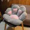 Cojín de cadera de felpa con forma de pata de gato y pata de oso transfronterizo, grueso y cálido para estudiantes, otoño e invierno, cojín para silla de pata de gato, alfombrilla para el suelo del dormitorio