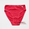 Roupas íntimas femininas de algodão de cintura média com fenda alta, preto, vermelho, estoque de exportação de comércio exterior para Europa e América, atacado, verão, Algodão