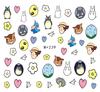 Pegatinas de Arte para Uñas con Marca de Agua de Dibujos Animados Comercio Electrónico Transfronterizo Personajes Animales de Dibujos Animados Pegatinas Lindas de Arte para Uñas