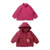Cortavientos 3 en 1 para niña para otoño e invierno 2025, chaqueta acolchada nueva y elegante para bebés, ropa de abrigo de invierno para niños