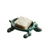 Estilo Europeu Simples Retrô Ferro Fundido Tartaruga Prato de Sabão Decorativo Ornamento Criativo Caixa de Armazenamento para Casa Banheiro Jardim Pátio
