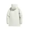 332517 Abrigo de Algodón Invierno Nivel 4 Impermeable Cortavientos Estilo Largo Debajo de la Rodilla Abrigo de Algodón Hombres Mujeres Estilo Pareja Con Capucha Engrosado de Terciopelo