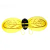 Accesorios de actuación para festivales, alas de abeja pequeñas pintadas de oro, rosa, rojo, amarillo, juego de cuatro piezas, disfraz para baile infantil