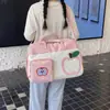 Nova bolsa de ombro única para trabalho, estilo diamante, para viagem, adesivo Apple 2026, bolsa de mão, bolsa tote feminina para faculdade, grande capacidade, casual