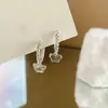 Pendientes Largos Doble Mariposa Huecos Estilo Francés, Diseño de Nicho, Pendientes Exquisitos y Versátiles, Accesorios para Orejas Elegantes y a la Moda