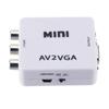Convertidor de Video AV a VGA AV2VGA RCA a VGA TV a Computadora TV a Monitor de PC