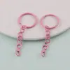 Cadena Esmaltada Pintada de Colores Cierre de Langosta DIY Llavero de Muñeca de Cuentas Hecho a Mano Accesorios Materiales Piezas Pequeñas