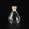 Garrafa Pequena de Bebida Alcoólica com Tampa, Garrafa de Vidro para Bebida Alcoólica, Embalagem com Rótulo de Bebida Alcoólica Estrangeira 100ml, Garrafa de Vidro Transparente Vazia para Bebida Alcoólica Atacado, Pequena Capacidade