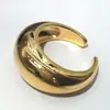 Anillo Abierto Geométrico Rectangular Liso Minimalista Estilo Hong Kong Ins Trendy Retro Personalidad Moda Venta al por Mayor
