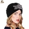 Acessórios de diamante de quatro folhas chapéu de tartaruga de lã chapéu indiano chapéu para outono e inverno fornecimento de e-commerce transfronteiriço JDM-138D