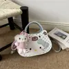Bolso de Mano Lindo de Lunares con Gato, Diseño Coreano de Nicho, Mochila para Niñas, Bolso de Hombro Cruzado de Moda de Aspecto Elegante